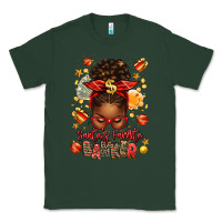 Sports Green santa favorite banker afro messy bun Classic Tee - texasbilliewilder