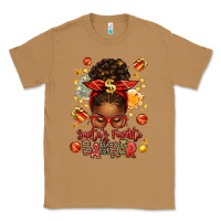 Toasted Coconut santa favorite banker afro messy bun Classic Tee - texasbilliewilder