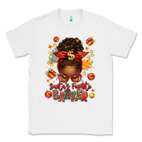 White santa favorite banker afro messy bun Classic Tee - texasbilliewilder