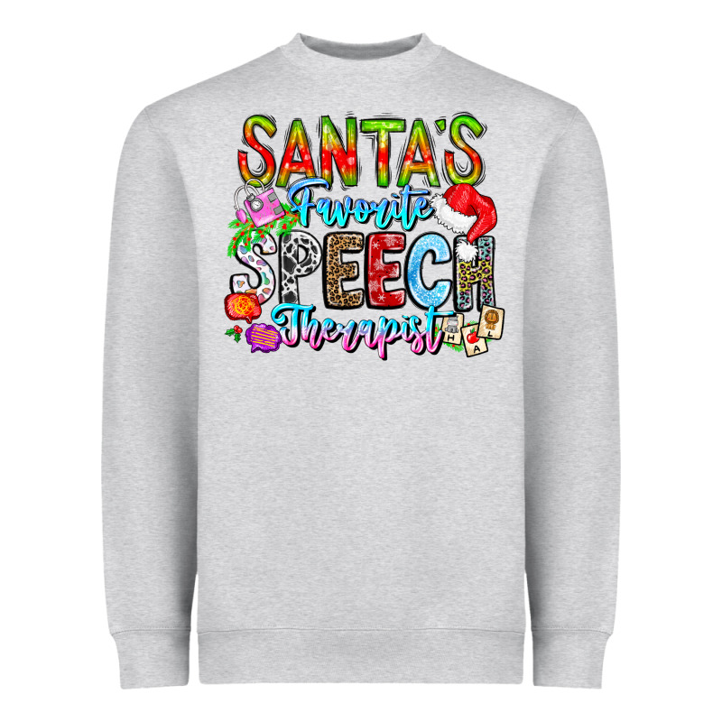 Festive Speech Therapist Tribute Heavyweight Sweatshirt by CowhideDigitalArt | Teevron