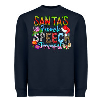 Navy festive speech therapist tribute Heavyweight Sweatshirt - CowhideDigitalArt