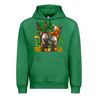 Emerald st patricks donkeys with  shamrocks Urban Hoodie - AdoDesignShop