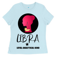 Baby Blue Libra Zodiac Sign Horoscope Birth Gift Girl Ladies Tee - Bettercallsaul