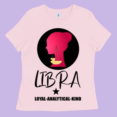Libra Zodiac Sign Horoscope Birth Gift Girl Ladies Tee Designed By Bettercallsaul