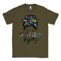 Army Green autism mom Classic Tee - CowhideDigitalArt