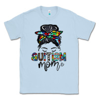 Dusty Blue autism mom Classic Tee - CowhideDigitalArt