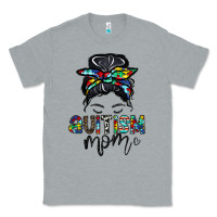 Heather Grey autism mom Classic Tee - CowhideDigitalArt