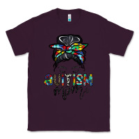 Plum autism mom Classic Tee - CowhideDigitalArt
