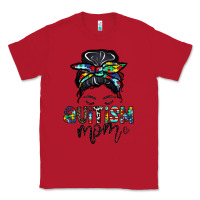 Red autism mom Classic Tee - CowhideDigitalArt
