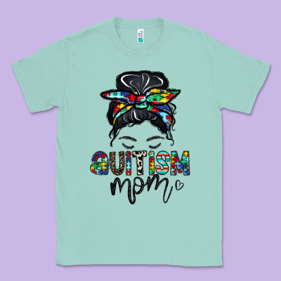 Autism Mom Classic Tee Designed By Cowhidedigitalart