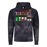 Cloud Black Battery life of a Teacher Vintage Hoodie - CowGirlArtShop