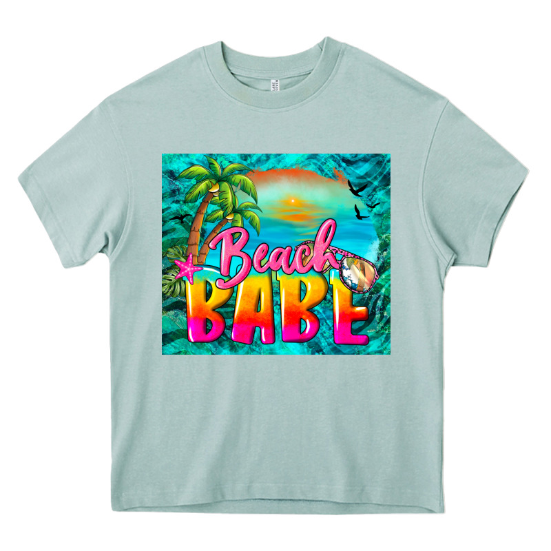 Beach Babe Heavy Core Tee by BarkalooDesign | Teevron