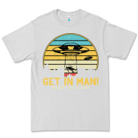 Dove Grey UFO Vintage Retro Alien Outerspace Spaceship Premium Tee - Bettercallsaul