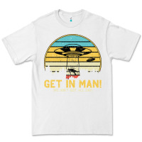 White UFO Vintage Retro Alien Outerspace Spaceship Premium Tee - Bettercallsaul