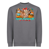 Storm Moo Pumpkin Get Out The Way Heavyweight Sweatshirt - CowhideDigitalArt