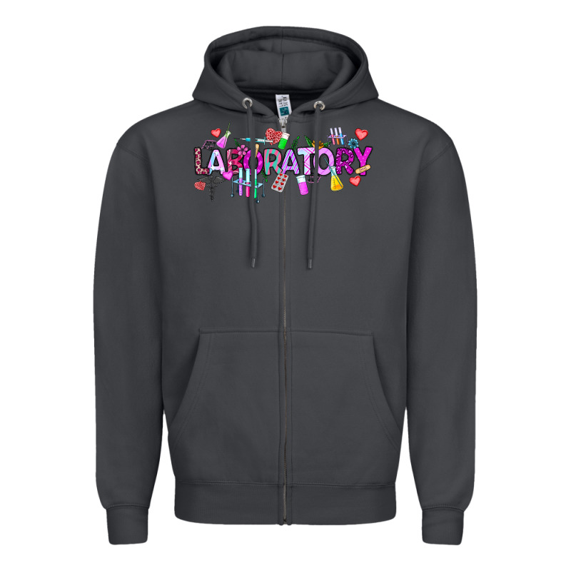Valentine Laboratory Zipper Hoodie by CowhideDigitalArt | Teevron