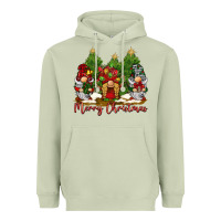 Matcha merry christmas gnomies Heavyweight Hoodie - BarkalooDesign
