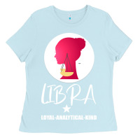 Baby Blue Libra Zodiac Sign Horoscope Birth Gift Girl Ladies Tee - Bettercallsaul