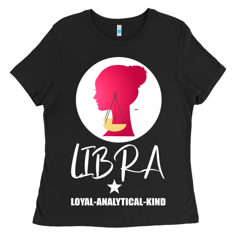 Libra Zodiac Sign Horoscope Birth Gift Girl Ladies Tee by Bettercallsaul | Teevron