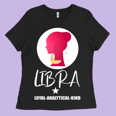 Libra Zodiac Sign Horoscope Birth Gift Girl Ladies Tee Designed By Bettercallsaul