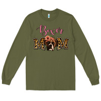 Army Green Boxer Mom Long Sleeve Tee - Jasminsmagicworld