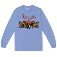 Colony Blue Boxer Mom Long Sleeve Tee - Jasminsmagicworld