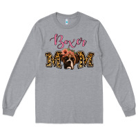 Heather Grey Boxer Mom Long Sleeve Tee - Jasminsmagicworld