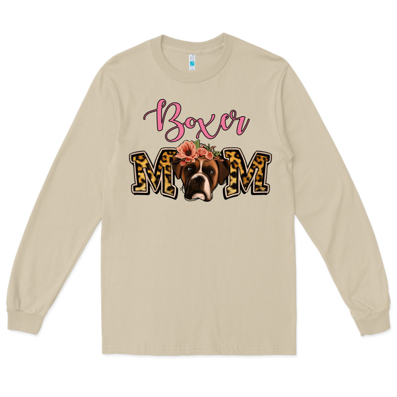 Boxer Mom Long Sleeve Tee by Jasminsmagicworld | Teevron