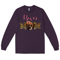Plum Boxer Mom Long Sleeve Tee - Jasminsmagicworld
