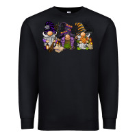 Black halloween gnomies Premium Sweatshirt - BarkalooDesign