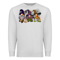 Dove Grey halloween gnomies Premium Sweatshirt - BarkalooDesign