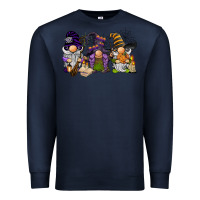 Navy halloween gnomies Premium Sweatshirt - BarkalooDesign