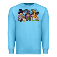 Ocean Blue halloween gnomies Premium Sweatshirt - BarkalooDesign