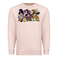 Pale Pink halloween gnomies Premium Sweatshirt - BarkalooDesign