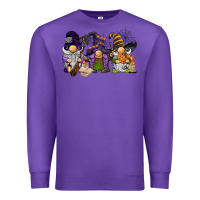 Purple halloween gnomies Premium Sweatshirt - BarkalooDesign