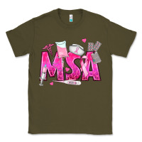 Army Green breast cancer msa medical support assistant Classic Tee - texasbilliewilder