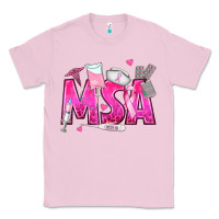 Bubblegum Pink breast cancer msa medical support assistant Classic Tee - texasbilliewilder