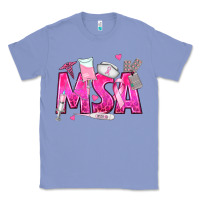 Colony Blue breast cancer msa medical support assistant Classic Tee - texasbilliewilder