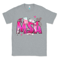 Heather Grey breast cancer msa medical support assistant Classic Tee - texasbilliewilder