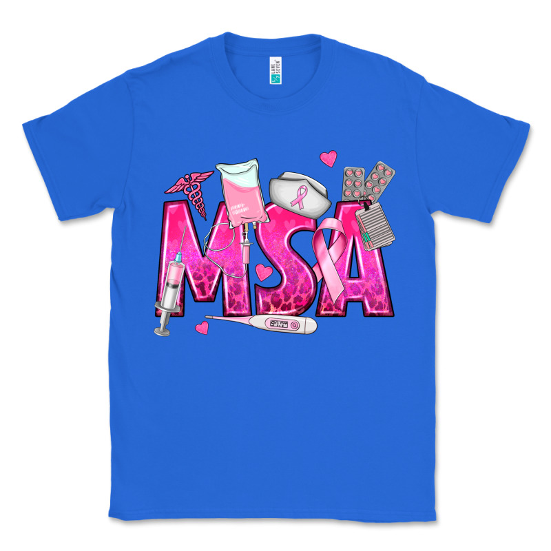 Breast Cancer Msa Medical Support Assistant Classic Tee by texasbilliewilder | Teevron