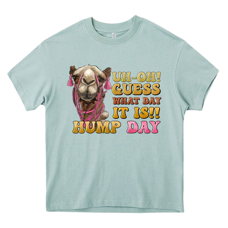 Guess What Day It Is Hump Day Camel Heavy Core Tee by BarkalooDesign | Teevron