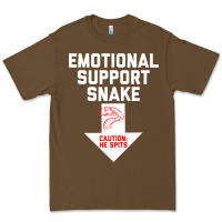 Cacao Mens Crude Humor Inappropriate Emotional Support Snake Halloween Premium Tee - trangStudio