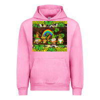 Fuchsia Pink western st patricks gnomes Urban Hoodie - AdoDesignShop