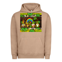 Pigment Burro western st patricks gnomes Urban Hoodie - AdoDesignShop