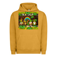 Pigment Peanut Butter western st patricks gnomes Urban Hoodie - AdoDesignShop