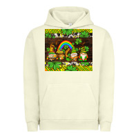 Pigment Pistachio western st patricks gnomes Urban Hoodie - AdoDesignShop