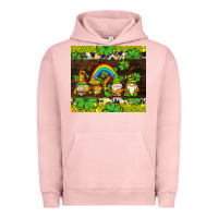 Pigment Salmon western st patricks gnomes Urban Hoodie - AdoDesignShop