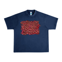 Navy pink leopard background Urban Heavy Tee - RanaPortraitStore