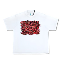White pink leopard background Urban Heavy Tee - RanaPortraitStore