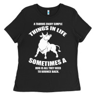 Black Taurus Horoscope Ladies Tee - Bettercallsaul